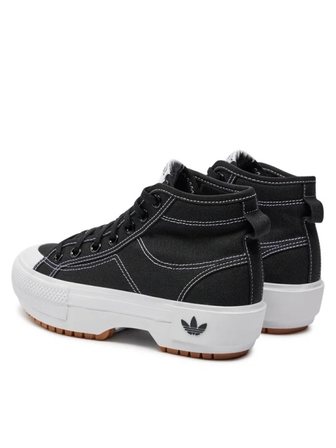 ADIDAS 40 2/3 BUTY DAMSKIE NIZZA TREK W GZ8857 CZARNE SNEAKERSY T1154