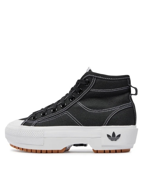 ADIDAS 40 2/3 BUTY DAMSKIE NIZZA TREK W GZ8857 CZARNE SNEAKERSY T1154