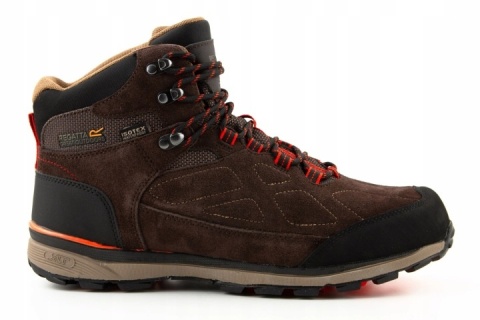 Buty męskie trekkingowe REGATTA SAMARIS SUEDE wodoodporne brązowe r. 41