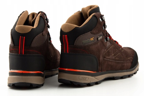 Buty męskie trekkingowe REGATTA SAMARIS SUEDE wodoodporne brązowe r. 41