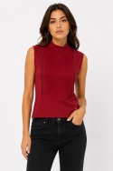 GUESS Bordowa Bluzka Damska M