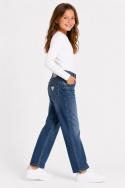 GUESS Kids Jeansy Dziewczęce Straight Fit Niebieskie Denim Rozm. 24 / EU 24