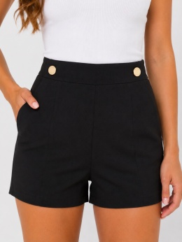 GUESS Lily Short Czarne Eleganckie Szorty Damskie Wysoki Stan Rozmiar S