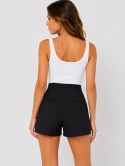 GUESS Lily Short Czarne Eleganckie Szorty Damskie Wysoki Stan Rozmiar S