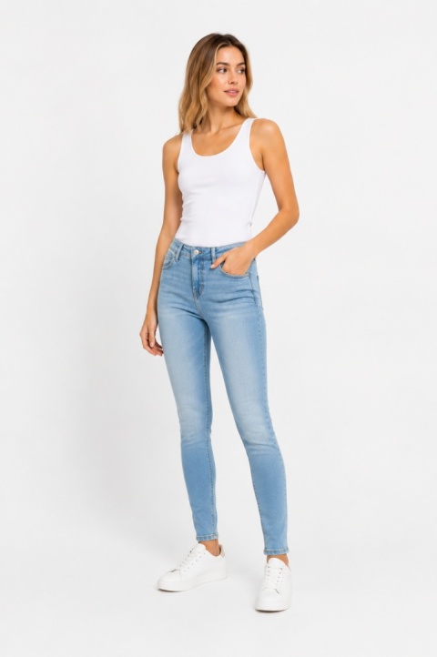GUESS Tamara Sculpt High Rise Skinny Jeans Damskie – Jasny Denim – W27/L29