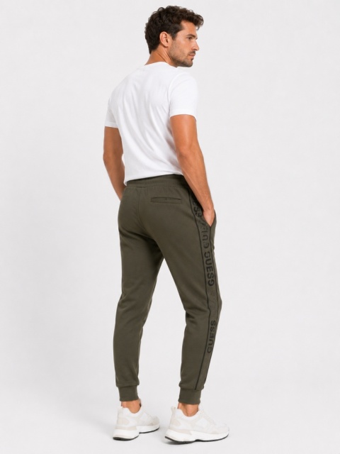 GUESS – spodnie dresowe jogger z logo rozmiar XXL