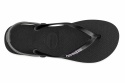 Havaianas Japonki Damskie Czarne z Paskiem na Piętę – Rozmiar 39