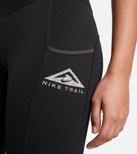 Legginsy Nike Trail Running Epic Luxe Reflective Czarne CZ9596-010 | XXS