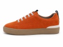 Paco Mishel Sneakersy pomarańczowe – sztruksowe, casual, rozmiar 43