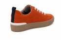 Paco Mishel Sneakersy pomarańczowe – sztruksowe, casual, rozmiar 43