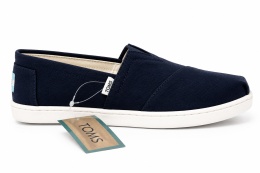 TOMS Alpargata Granatowe Wsuwane Espadryle Dziecięce – Rozmiar 32,5 (20 cm)