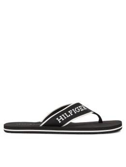 Tommy Hilfiger Japonki Im Mono Hilfiger Beach Sandal FM0FM04862 Czarny rozmiar 43