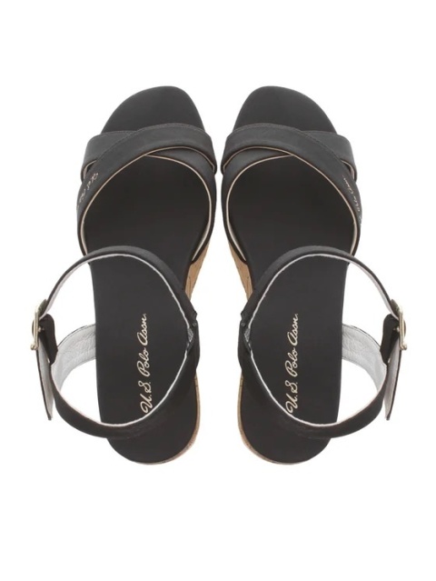 U.S Polo Assn Sandały Loren LOREN002 Czarny rozmiar 40
