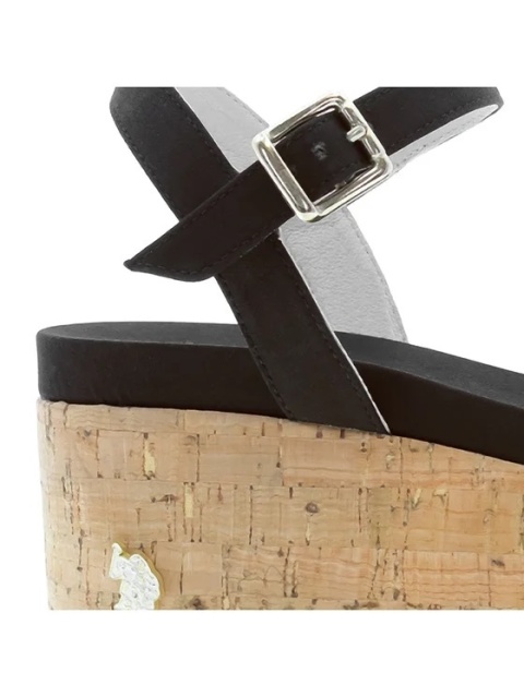U.S Polo Assn Sandały Loren LOREN002 Czarny rozmiar 40