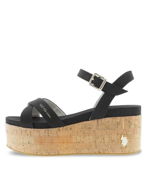U.S Polo Assn Sandały Loren LOREN002 Czarny rozmiar 40