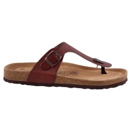 BioSoft Comfort & Easy Walk Skóra naturalna profilowana klapki japonki brązowe 47