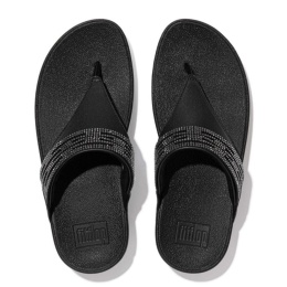 FitFlop Skórzane sandały japonki Lulu Lasercrystal rozmiar 38 Skóra naturalna