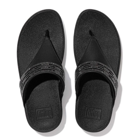 FitFlop Skórzane sandały japonki Lulu Lasercrystal rozmiar 38 Skóra naturalna