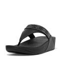 FitFlop Skórzane sandały japonki Lulu Lasercrystal rozmiar 38 Skóra naturalna