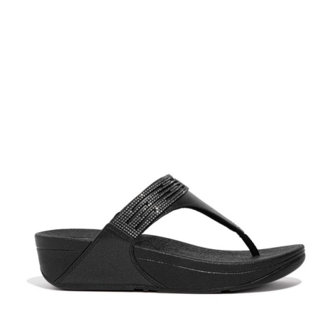 FitFlop Skórzane sandały japonki Lulu Lasercrystal rozmiar 38 Skóra naturalna