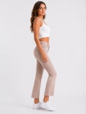 GUESS Arya Cropped Mini Flare Jeans Damskie Beżowe – 24/27 dzwony