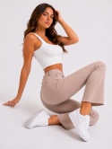 GUESS Arya Cropped Mini Flare Jeans Damskie Beżowe – 24/27 dzwony