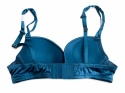 GUESS Biustonosz Push-Up z Koronką Turkusowy/Czarny 30B