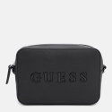 GUESS CZARNA KLASYCZNA TOREBKA Z LOGO I REGULOWANYM PASKIEM 12x6,5x20