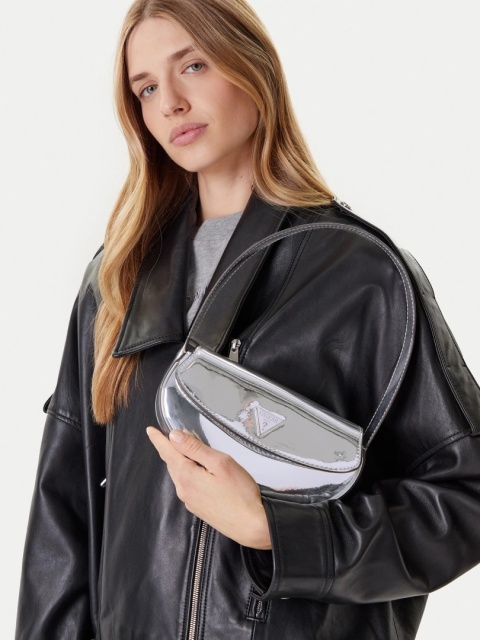 Guess Torebka Arnela mini MY 949678 Srebrny