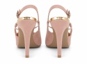 MARCO TOZZI Rose Comb Czółenka Slingback Pudrowy Róż – Szpilki Damskie – Rozmiar 38