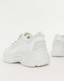 MISSGUIDED CHUNKY TRAINERS BIAŁE SPORTOWE PLATFORMA ROZM 41