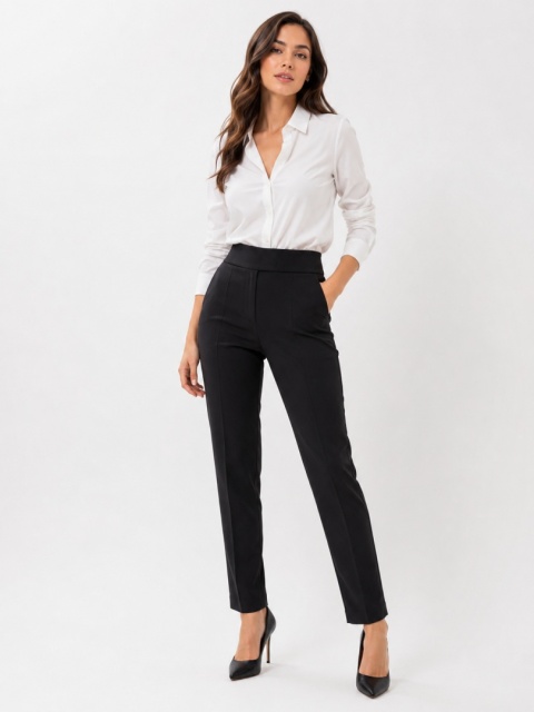 Marciano by GUESS Sally Pant New Eleganckie Spodnie Damskie Czarne – Rozmiar EU 40