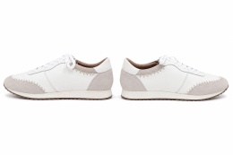 NEXT Signature Skórzane Sneakersy Damskie Białe Skóra Naturalna Rozmiar 40