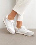 NEXT Signature Skórzane Sneakersy Damskie Białe Skóra Naturalna Rozmiar 40