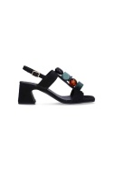Sandaly ALPE FEMME 2585 czarne rozmiar 36 Skóra naturalna