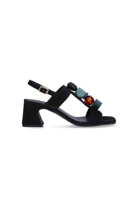Sandaly ALPE FEMME 2585 czarne rozmiar 36 Skóra naturalna