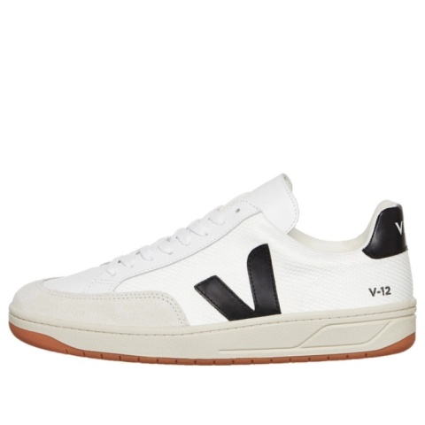 Veja V-12 B-Mesh 'White Black'UNISEX'S Rozmiar 38 Skóra NATURALNA