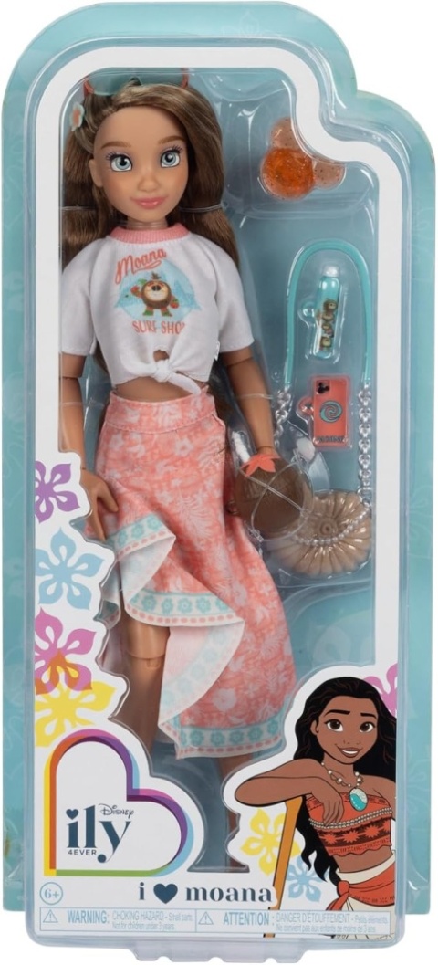 DISNEY ILY 4EVER MODNA LALKA 30 CM Z MOTYWEM VAIANA + AKC. UROCZY PREZENT
