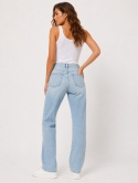GUESS 1981 Reborn Denim 80’s Straight High Rise Jeans – damskie, jasnoniebieskie, rozmiar W29/L33
