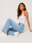 GUESS 1981 Reborn Denim 80’s Straight High Rise Jeans – damskie, jasnoniebieskie, rozmiar W29/L33