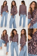 GUESS Guess Women’s Black/Pink Shirt rozmiar XS
