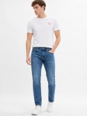 GUESS Liam Jeans Męskie W28 L31 Regular Tapered Niebieskie Mid Rise