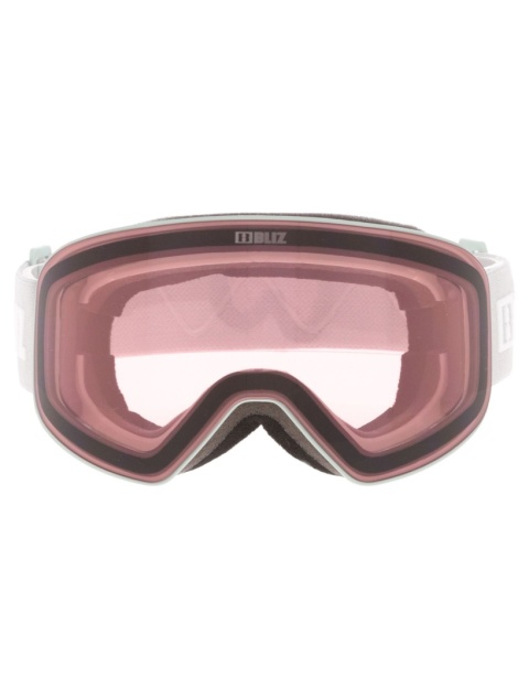Gogle Bliz Flow Matte Light Grey - Brown w red multi lence