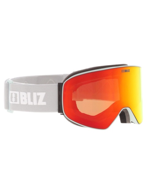 Gogle Bliz Flow Matte Light Grey - Brown