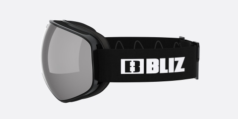 Gogle Bliz Floz Matt Black Frame Pink With Silver Mirror lens