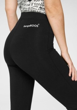 Kangaroos Legginsy funkcyjne w kolorze czarnym rozmiar L