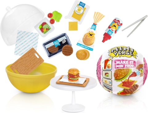 MGA's Miniverse Make It Mini Food - Diner Series 3 - Mini Przedmioty Kolekcjonerskie w Ukrytych Opakowaniach