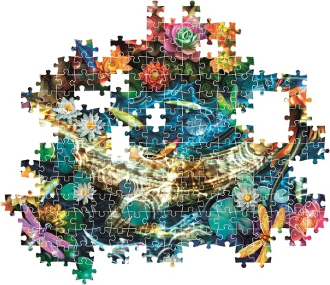 CLEMENTONIPUZZLE DLA DOROSŁYCH, PZL 1000 HQC KOI RIVER 2025-COMPACT, MADE IN ITALY, 39939