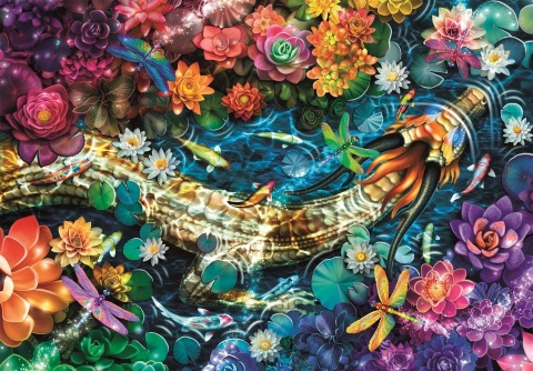 CLEMENTONIPUZZLE DLA DOROSŁYCH, PZL 1000 HQC KOI RIVER 2025-COMPACT, MADE IN ITALY, 39939