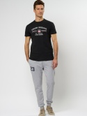 Produkt bez nazwy VINSON ORIGINAL – Męski T-shirt z nadrukiem, Granatowy100% bawełna, rozmiar XL